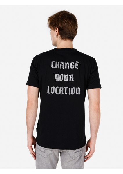 Siyah Erkek Tshirt K.kol