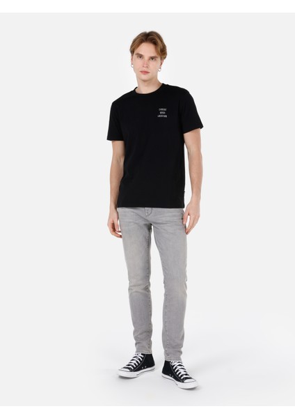 Siyah Erkek Tshirt K.kol