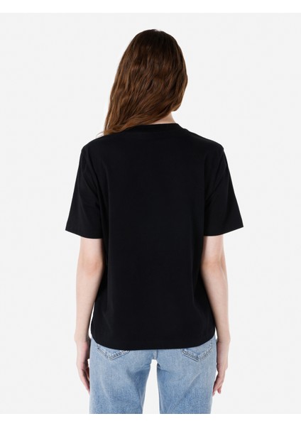 Siyah Kadın Tshirt K.kol