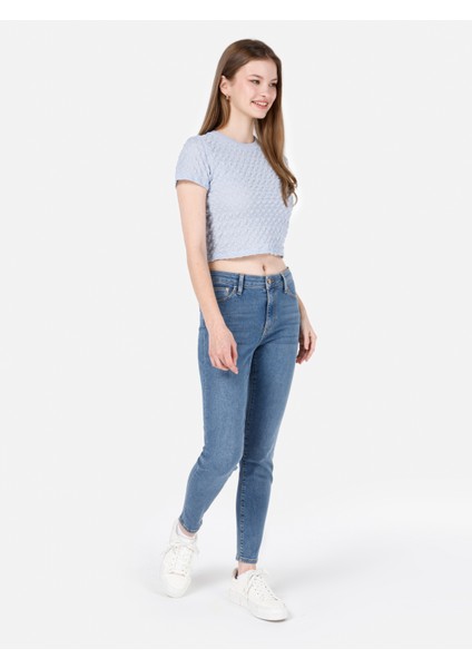 Mavi Kadın Tshirt K.kol modelleri