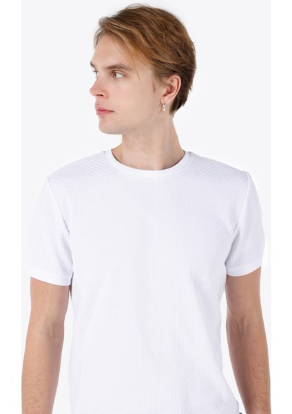 Beyaz Erkek Tshirt K.kol modelleri