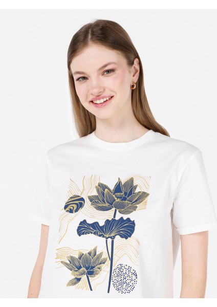 Beyaz Kadın Tshirt K.kol fırsatları