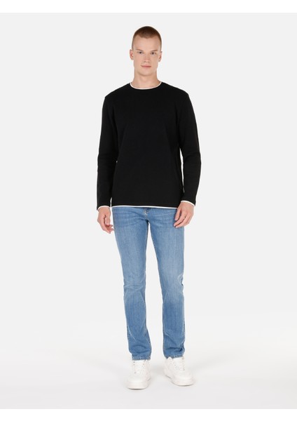 Siyah Erkek Tshirt U.kol