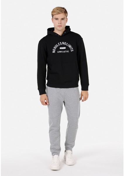 Siyah Erkek Sweatshirt