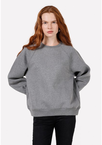 Gri Kadın Sweatshirt