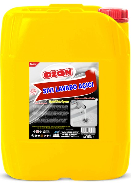 Lavabo Açıcı 20 kg ( Koli Içi 1 Adet )