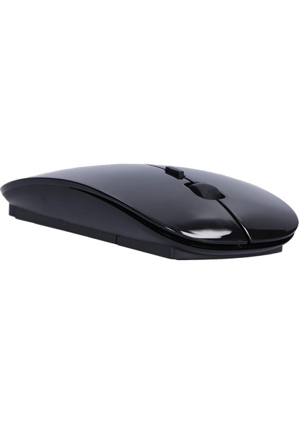 Slim İnce MOUSE Piano Black Parlak Siyah Kablosuz Optik Fare Maus 2.4Ghz