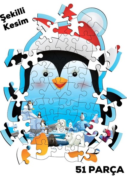 Kidsan Alaska 51 Parça Puzzle