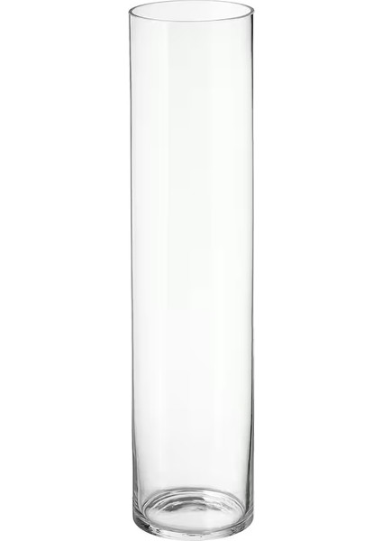 Denizli El Imalatı Silindir Cam Vazo 15CM En x 50 cm Boy fırsatları