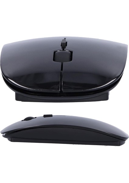 Slim ince Kablosuz WİRELESS Mouse Fare MacBook Pro Air Mac iPad Dizüstü Bilgisayar Masaüstü Mac PC Bilgisayar için - Taşınabilir İnce Sessiz Ofis Fareleri 2.4 GHz USB