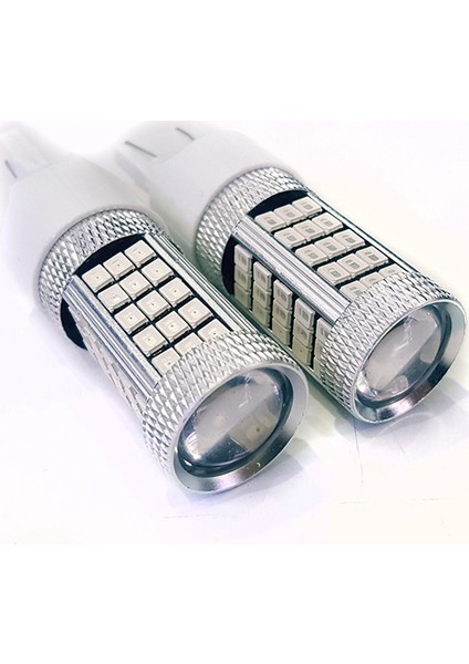Pemium T20 7440 9W LED Ampul Tek Duy Kırmızı 2835 Chip Mercekli