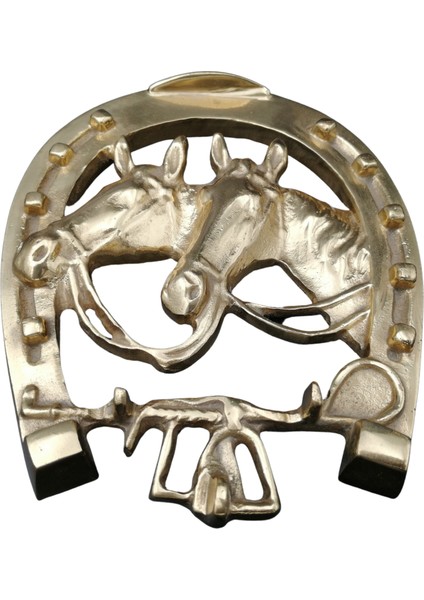 Pirinç Döküm Duvar Süsü At ve Üzengi Obje fiyatları