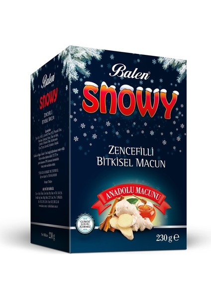 Snowy Ballı Zencefilli Macun 230 G