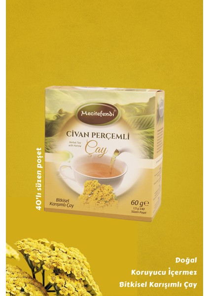 Civan Perçemli Çay (Süzen Poşet 40Lı)