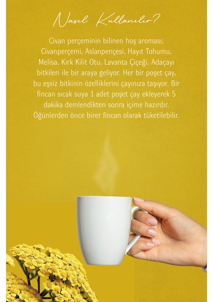 Civan Perçemli Çay (Süzen Poşet 40Lı)