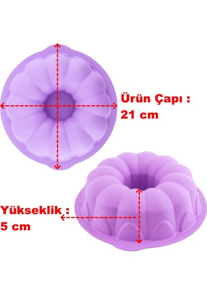 Silikon Klasik Kek Kalıbı 25 cm indirimleri