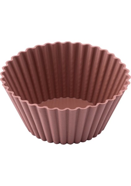 Silikon Tırtıklı Kek ve Muffin Kalıbı 6' Paket modelleri
