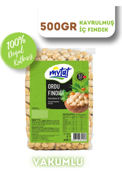 Kavrulmuş Fındık İçi 500 gr (Vakumlu)