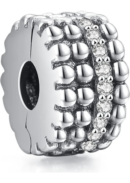 Boncuk Işlemeli Klips Charm