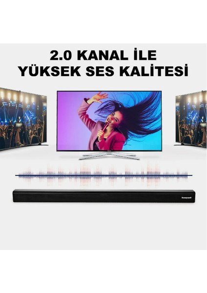 Suono P2000 60W Stereo Bluetooth Soundbar