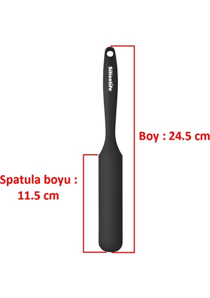 Silikon Düz Spatula