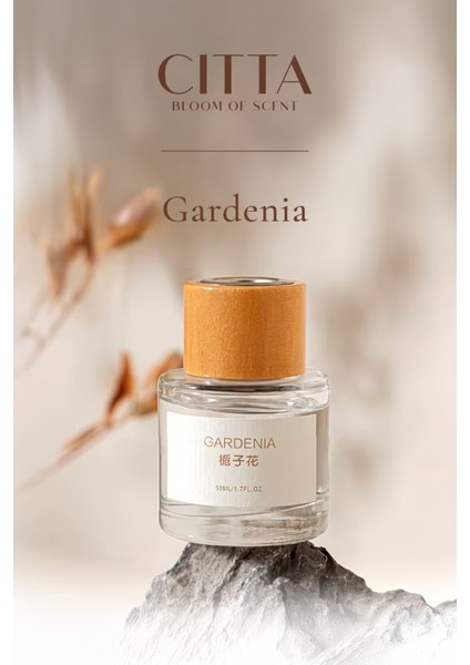 Cıtta Bloom Of Scent | Nordic Serisi | Gardenia Oda Kokusu | 50 ml Oda Kokusu