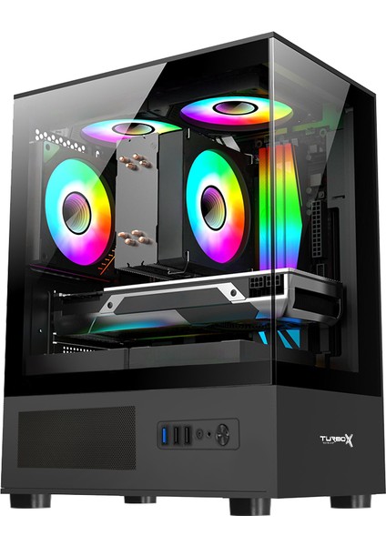 Python I5 10400F 16GB Ddr4 Ram 512GB M.2 Nvme SSD RTX3050 23.6 165Hz Çift Curved Gaming Pc