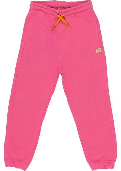 Kız Çocuk Pembe Eşofman Altı - Jogger (Turuncu Kordonlu) modelleri