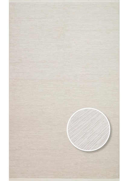 Shade Koleksiyonu Akrilik Dokuma Modern Halı Shd Plain Krem