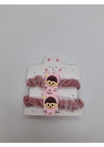 Figürlü Lastik Toka Seti Bebek Tavşan modelleri