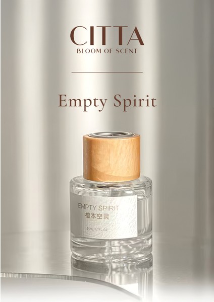 Cıtta Bloom Of Scent | Nordic Serisi | Empty Spirit Oda Kokusu | 50 ml Oda Kokusu