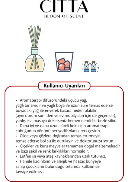 Cıtta Bloom Of Scent | Nordic Serisi | Empty Spirit Oda Kokusu | 50 ml Oda Kokusu