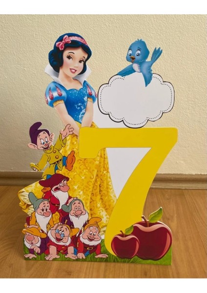 Pamuk Prenses ve Yedi Cüceler “7” Masaönü Ayaklı Pano