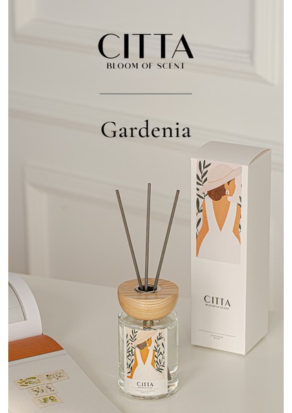 Cıtta Bloom Of Scent | Lacey Wood Serisi | Gardenia Oda Kokusu | 120 ml Oda Kokusu