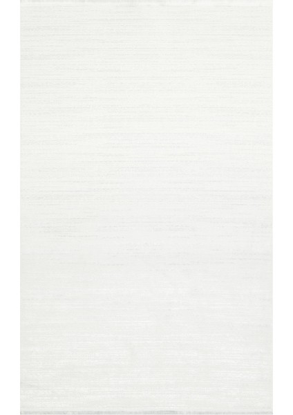 Sateen Koleksiyonu Makinede Yıkanabilen, Kolay Kullanımlı Kaymaz Taban Halı ST101 Krem