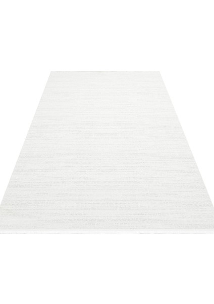 Sateen Koleksiyonu Makinede Yıkanabilen, Kolay Kullanımlı Kaymaz Taban Halı ST101 Krem