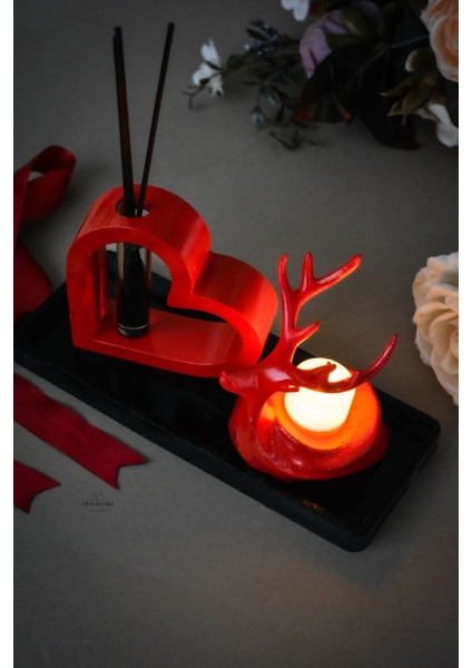 Bambu Çubuklu Oda Kokusu Tea Light Mumluk Seti Hediyelik Dekoratif fiyatları