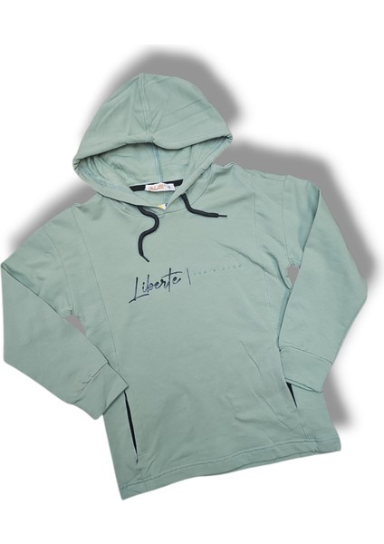 Alg Liberte Kapşonlu Şardonlu Cepli 3 Ip Sweat