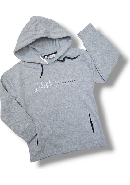 Alg Liberte Kapşonlu Şardonlu Cepli 3 Ip Sweat