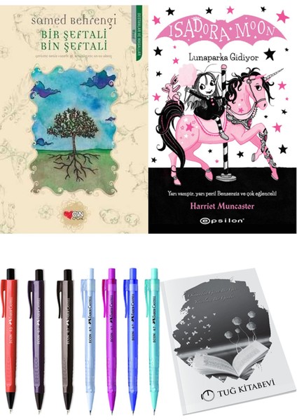 Isadora Moon 7 Lunaparka Gidiyor ve Bir Şeftali Bin Şeftali 2li Set