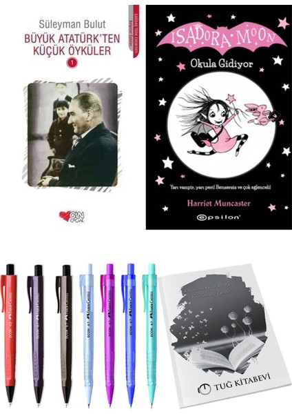 Isadora Moon 1 Okula Gidiyor ve Büyük Atatürk'ten Küçük Öyküler 1 2li Set
