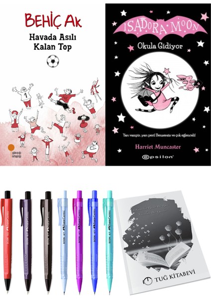 Isadora Moon 1 Okula Gidiyor ve Havada Asılı Kalan Top 2li Set