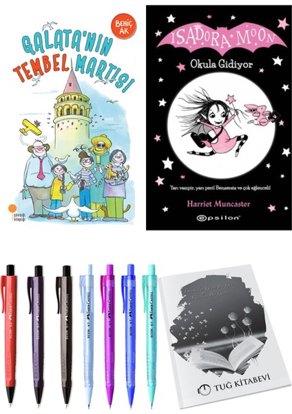Isadora Moon 1 Okula Gidiyor ve Galata'nın Tembel Martısı 2li Set