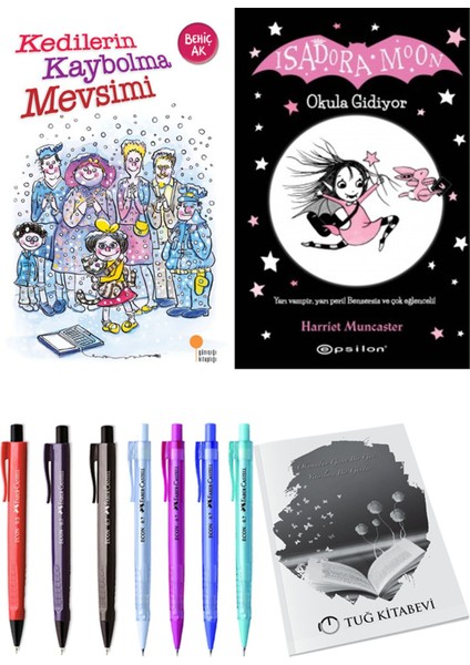 Isadora Moon 1 Okula Gidiyor ve Kedilerin Kaybolma Mevsimi 2li Set