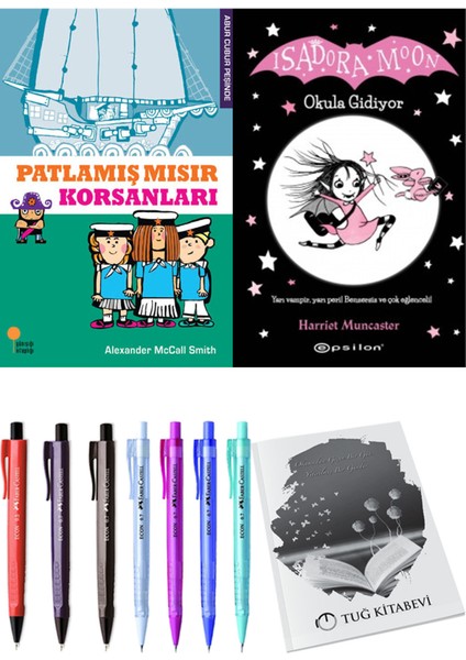 Isadora Moon 1 Okula Gidiyor ve Patlamış Mısır Korsanları 2li Set