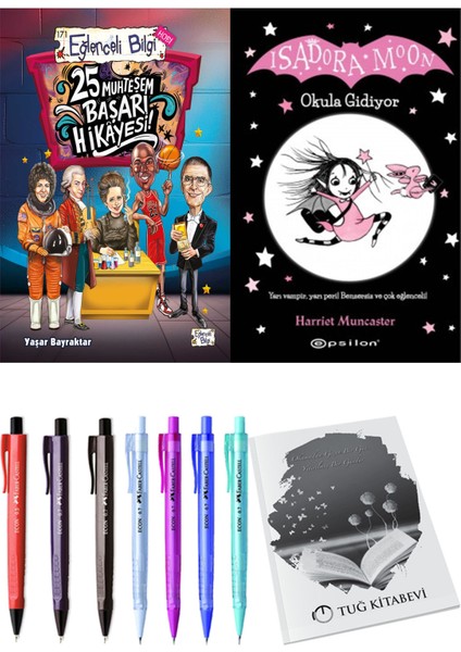 Isadora Moon 1 Okula Gidiyor ve 25 Muhteşem Başarı Hikayesi 2li Set