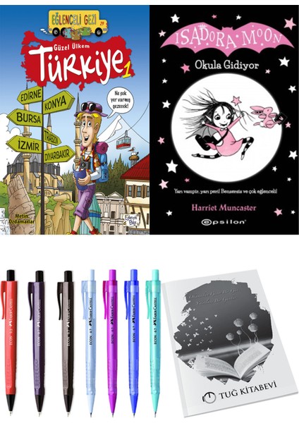 Isadora Moon 1 Okula Gidiyor ve Güzel Ülkem Türkiye 1 2li Set