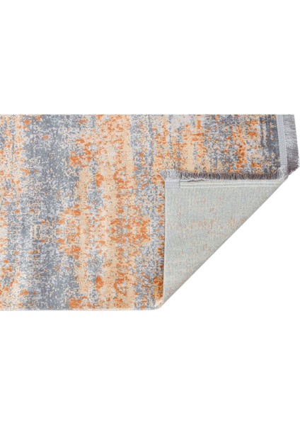 Sateen Koleksiyonu Makinede Yıkanabilen, Kolay Kullanımlı Kaymaz Taban Halı ST01 Toprak