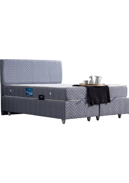 Kristal Ikili Set, Baza Başlık Seti, Gri