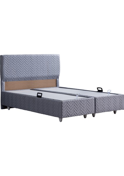 Kristal Ikili Set, Baza Başlık Seti, Gri